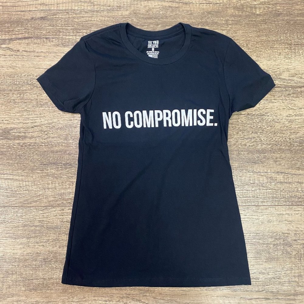 "No Compromise" T-Shirt - Black